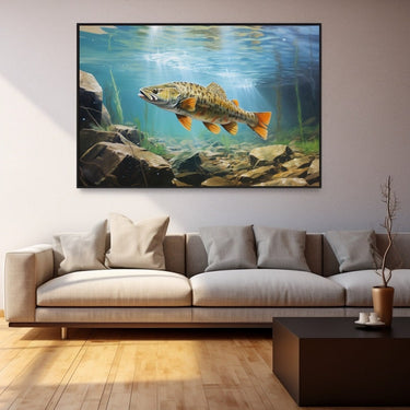 Fish Painting on Wood